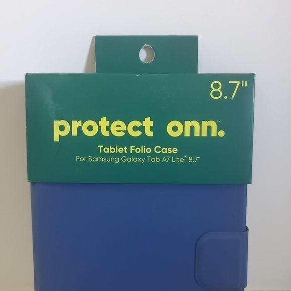 Protect Onn. 8.7" Blue Tablet Folio Case Samsung Galaxy Tab A7 Lite NWT - Picture 5 of 11